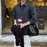 LMN & F コットンクラシックオーバーサイズフィットシャツ (9 colors)