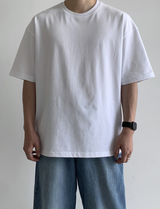 エッセンシャルオーバーフィットコットンショートスリーブTシャツ