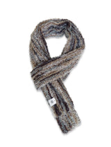 O Logo Fluffy Muffler / Brown Multy