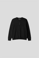 Hazy Angora Henley Neck Knit (6 Colors)