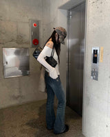Side pocket boots cut pants
