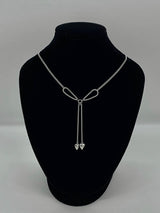chain ribbon necklace