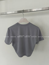 リボンキッチェンクロップショートスリーブTシャツ