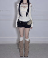 Puff Fur Belt