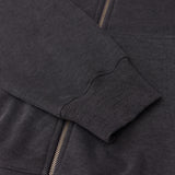 ピグメントダイイングフーディージップアップ DEEP GRAY