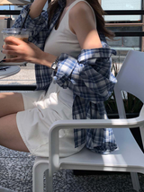 YIVE Summer Oversized Check Shirt / 8 colors