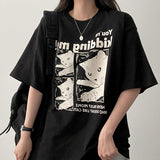 ブリングキャットボクシーフィットショートスリーブTシャツ