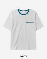トフ クロップ コントラスト ショートスリーブ Tシャツ 3C
