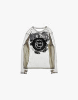 LIZARD AAS RIBBED LONGSLEEVE WHITE