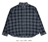 No.1335 E ピグメントチェックシンシャツ (4color)