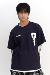 Star Key's Vintage T-shirt (Navy)