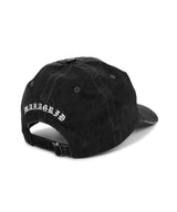 VINTAGE WASHED SLASH LOGO BALL CAP_CHARCOAL