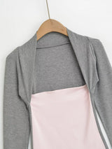 Arin Bolero Layered Slim T-shirt