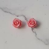 [Hearts2Hearts Ana Piercing] Petit Rose Cabochon Piercing - Pink