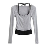 Ria Layered Strap Cardigan 232939928