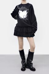 Luluan Track Fleece Cancan One Piece