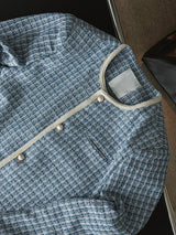 ASCLO Fancy Button Tweed Jacket (2color)