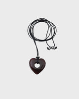 [HEART] ロピーネックレス (Red brown)