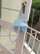 Handy pouch (corduroy softblue)