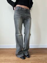 grey low wash denim