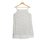 relief flower dress