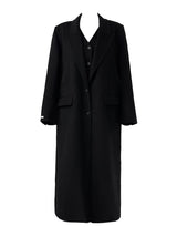 handmade long vest coat