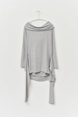 (W) Inter Wrap Hooded Top