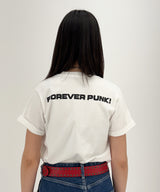 パンクデビルハートTシャツ - [ホワイト]