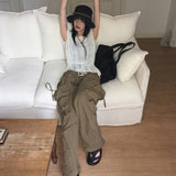 [UNISEX] Kossel Nylon Big Cargo Pocket Pants