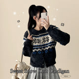 Decca Snow Nordic Knit Cardigan