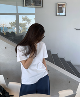 [Lè made/10,000 Sold] Lè made Stand U-neck Short Sleeve T-shirt / 4 colors