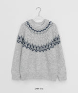 Suguru Wool Nordic Round Knit