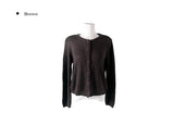 Madi Wool Soft Button Knit Cardigan