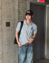 ホース ナンバリング PK ショートスリーブ カラー Tシャツ