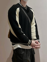Nordi varsity knit zip-up 4C