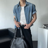 MG323 Pinter Crop Denim Shirt (2 colors)