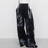 (Unisex) モルティオプリンティドストリングスリットパンツ