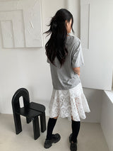 エアーUネックルーズTシャツ (5C)