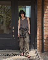 Sense Summer Banding Wide Slacks
