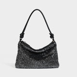 Metallic Sequin Hobo Shoulder Party Bag