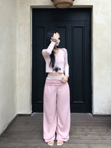 Lumire Sheer Summer Ribbed Knit Cardigan