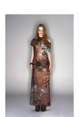 2025 Spring/Summer New Botanical Printed Loose Dresses