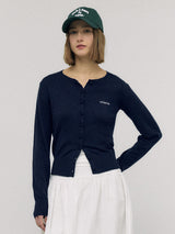 ROLA BASIC ROUND CARDIGAN NAVY