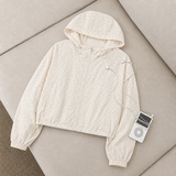 [Flower Windbreaker🌼] Small Flower Jumper Hoodie Windbreaker (2 colors)