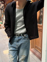 [Unisex] Croche summer shirts(3color)