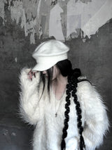 soft knit beret cap (2color)