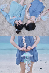 JELLYFISH BUBBLE DRESS (BLUE)