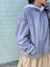[unisex] ヒシャンカットツーウェイフードウィンドブレーカー
