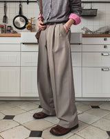 Reeves Side Banding One-Tuck Slacks