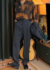 See-through Tiger Hawaiian Shirt 2COLOR
